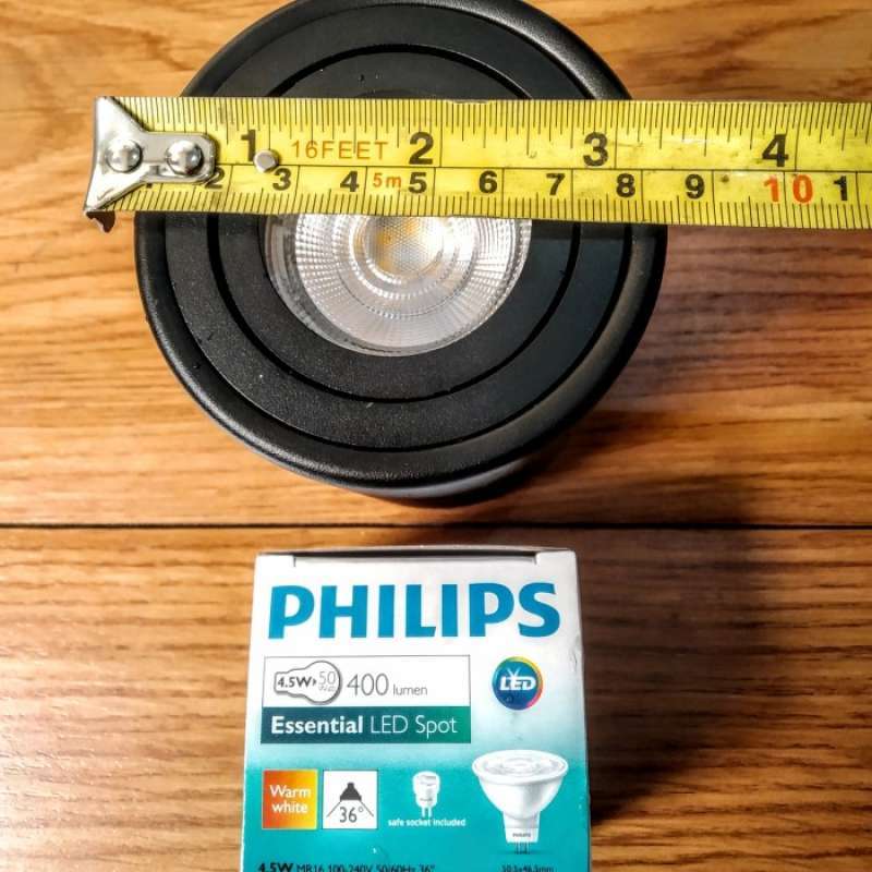 Ukuran downlight philips deals