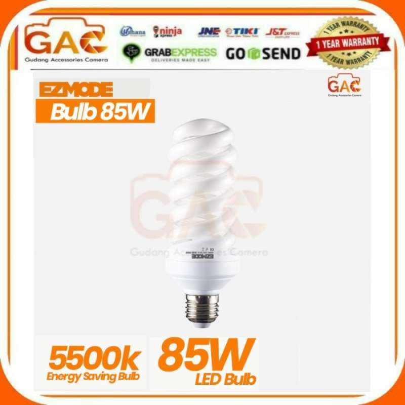 Promo Bulb E27 Flourscent Lamp CFL 85W 5500K EZMODE Diskon 23
