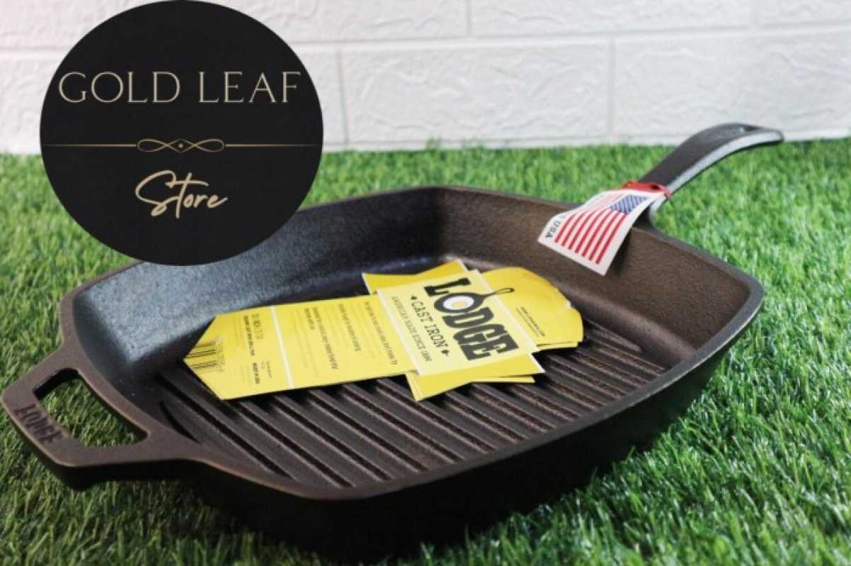 Promo Lodge Square Iron Grill Pan 10.5 Inch L8Sgp3 Cast Iron