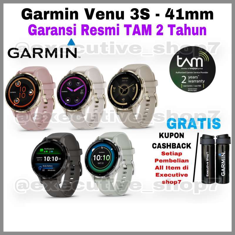Jual Garmin Venu 3s 41mm Garansi Resmi Tam 2 Tahun Di Seller Executive shop7 Official Store Executive shop7 Kota Pekanbaru Blibli