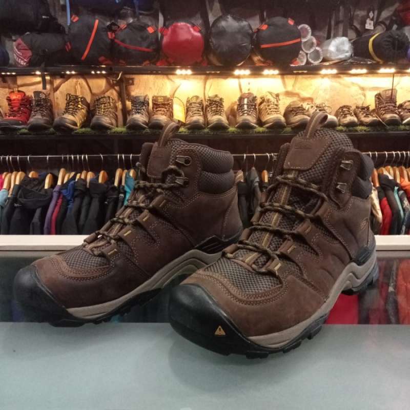Promo SEPATU GUNUNG KEEN GYPSUM II MID WP COFFEE BEAN BRONZE MIST