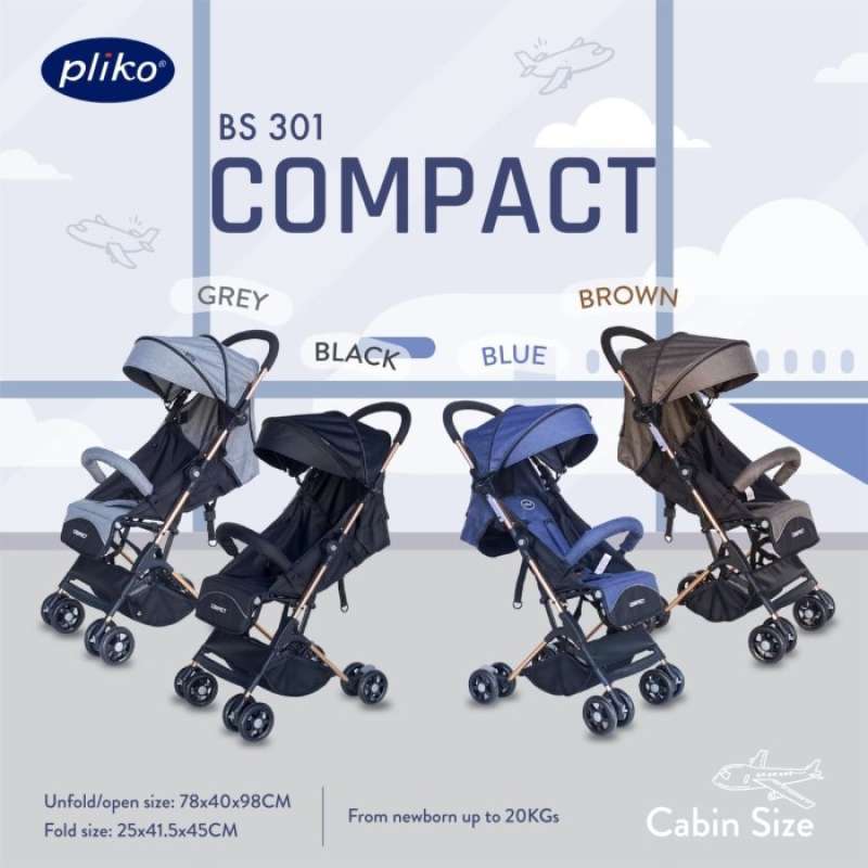 Stroller cabin top size untuk newborn