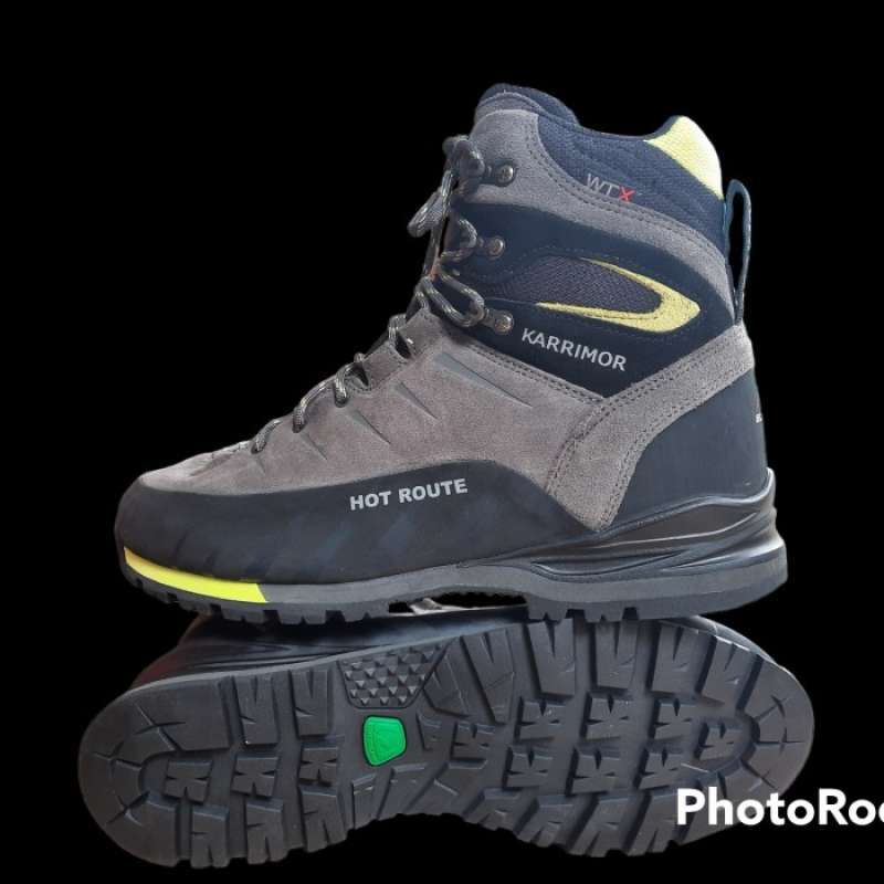 Promo SEPATU KARRIMOR HOT ROUTE WTX MENS GREY HIKING TREKKING