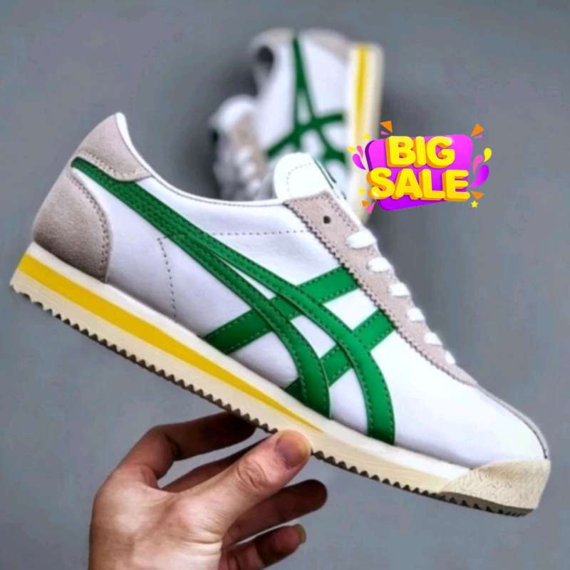 Promo Sepatu Onitsuka Tiger Mexico 66 Corsair White Green BNIB