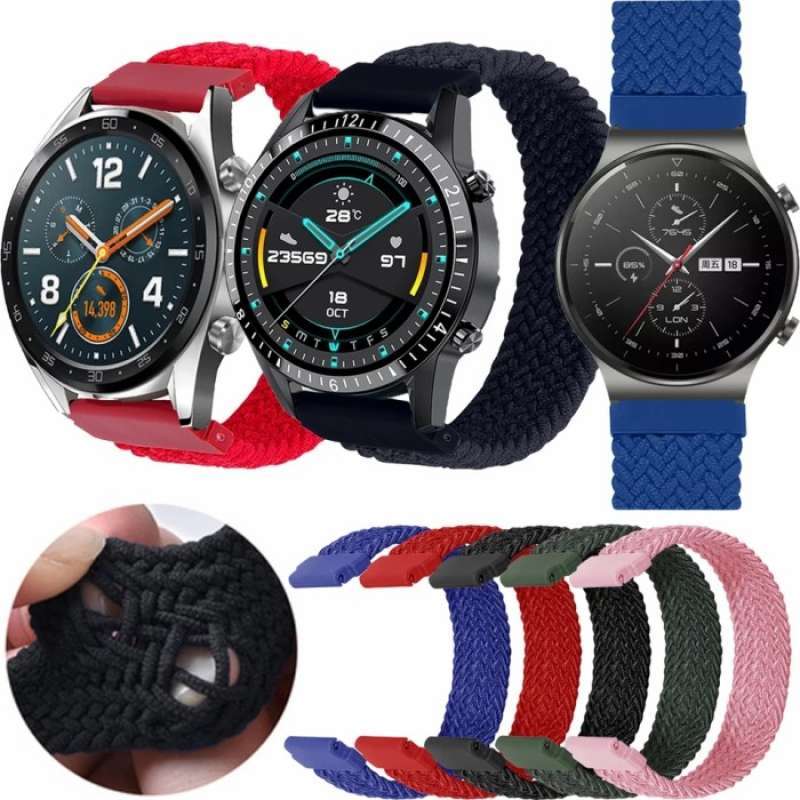 Jual Strap Huawei Watch Gt2 Gt 2 Pro Nylon Nilon Fabric Braided Solo 22mm Di Seller Ashcollection Rawa Buaya Kota Jakarta Barat Blibli