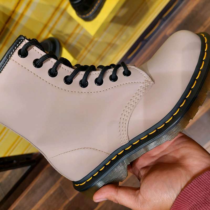 Dr martens 1460 taupe best sale