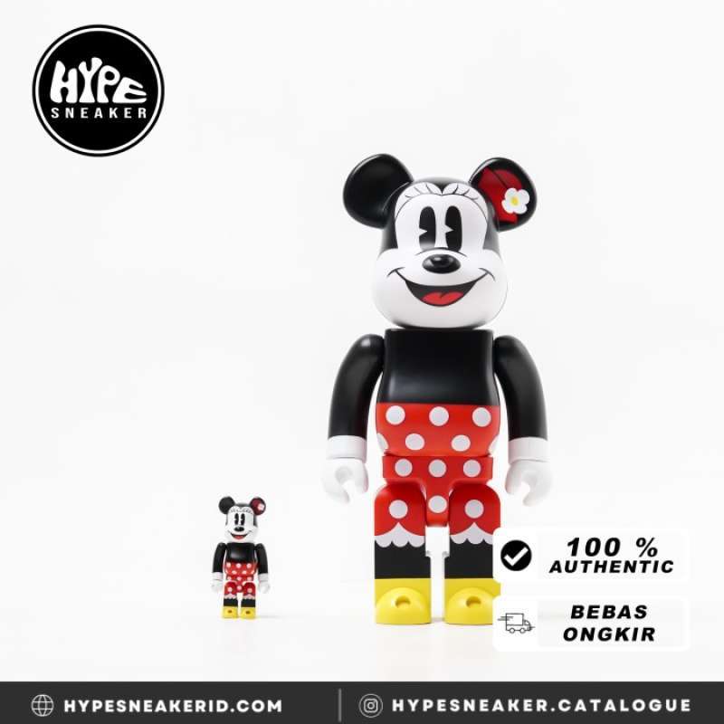 Jual Bearbrick Minnie Mouse 400 100 Di Seller Hypesneaker Jual Bearbrick Minnie Mouse 400 100 Di Seller Hypesneaker