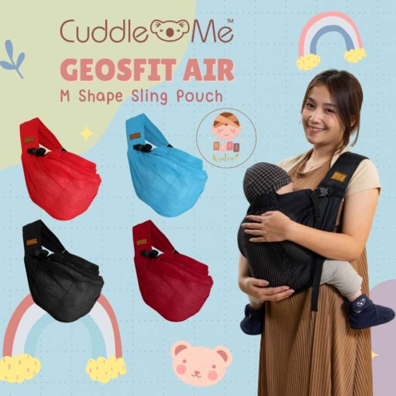 Cuddle Me GeosFit Air Sling Pouch Gendongan Bayi Samping Cukin M Shape