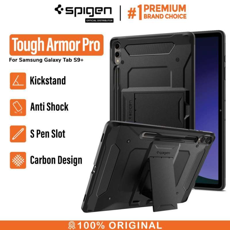Promo Case Samsung Galaxy Tab S9 / Ultra / Plus Spigen Tough Armor Pro  Stand - S9 BLACK Diskon 36% di Seller Spigen Indonesia Official Store -  Spigen Indonesia Official Store - Kota Surabaya