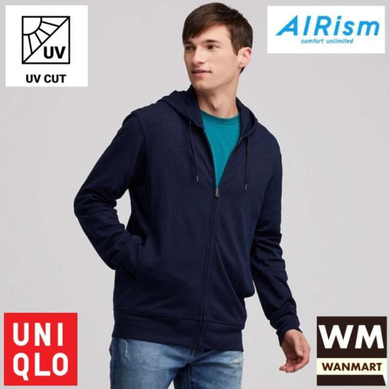 Jual Uniqlo Airism Jacket Men Jaket Pria Uv Cut Hoodie Retsleting Navy Di Seller Super Hemart Cengkareng Timur Kota Jakarta Barat Blibli