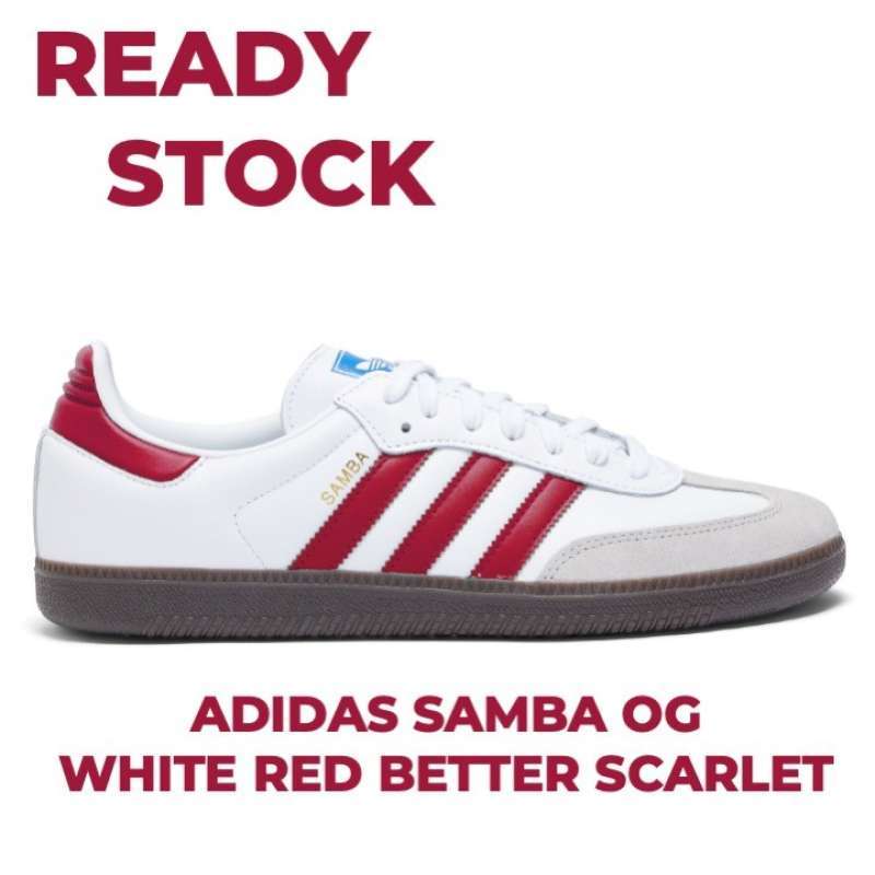 Jual Sneakers Adidas Samba Og White Red Better Scarlet 4 Di Seller Sigma Kicks Sigma Kicks Kota Jakarta Barat Blibli
