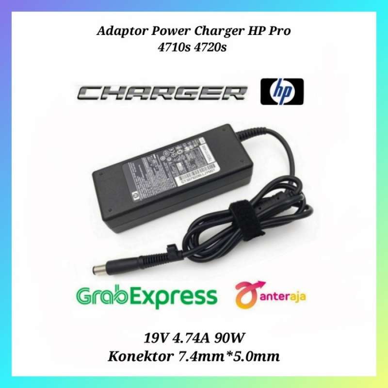 Chargeur HP original pour HP Probook 4720S 90W 19V 4.74 Garantie 6