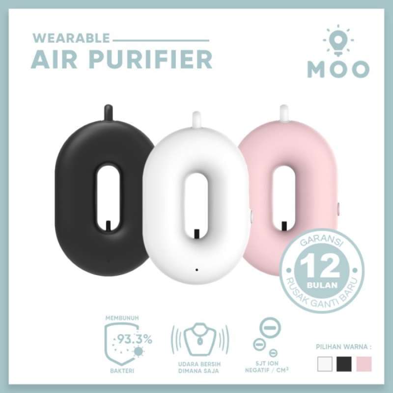 Promo Ionkini Air Purifier Portable Rechargable Dan Aksesoris