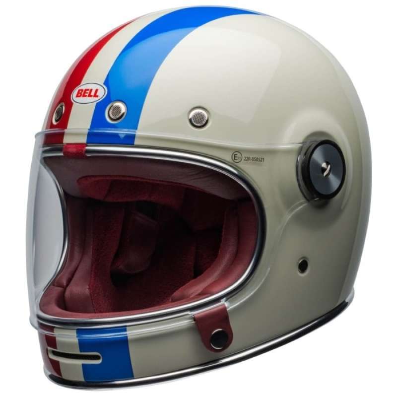 Jual Bell Bullit Command Gloss Vintage White Helm Full Face