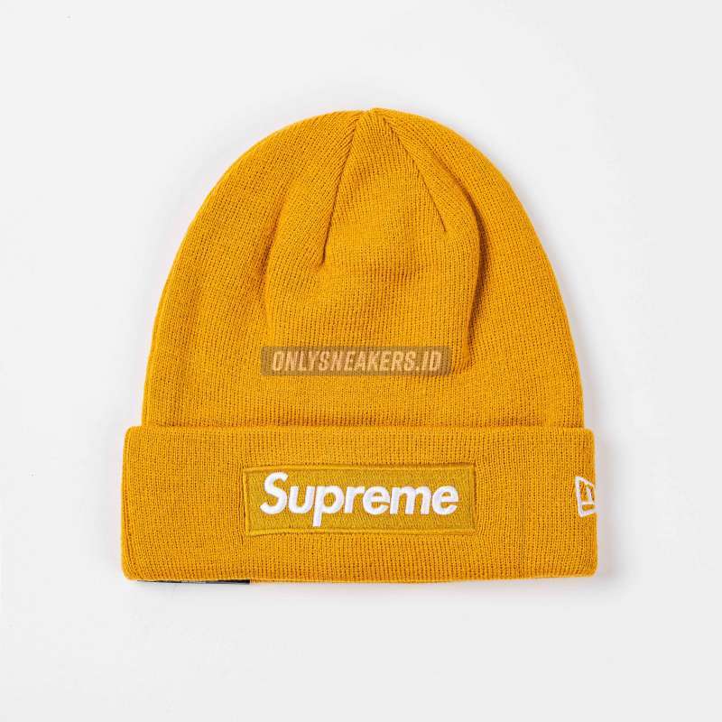 Supreme mustard beanie sale