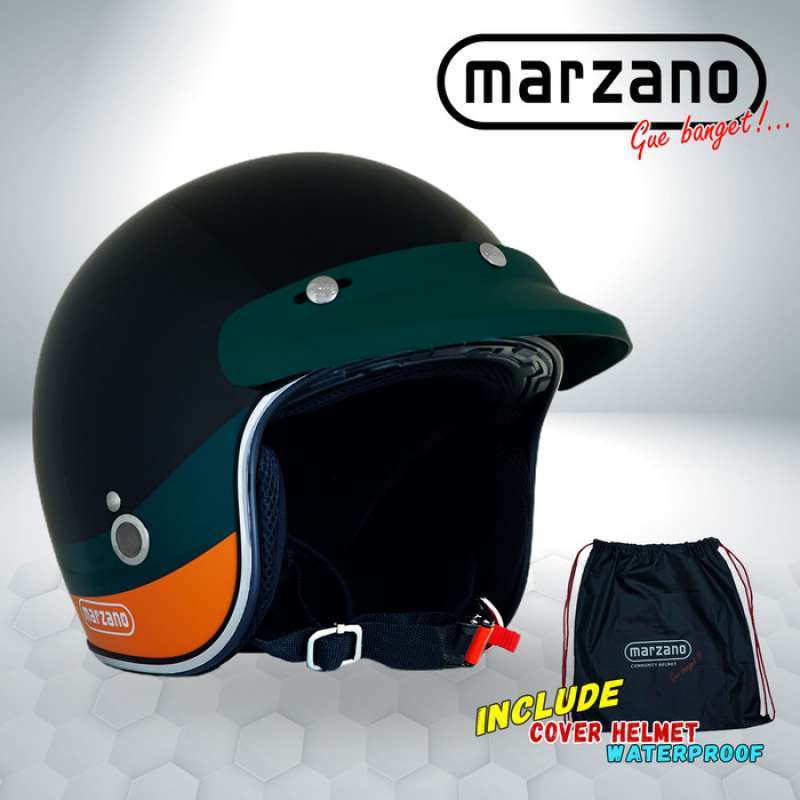 Jual Helm Retro Marzano X LGN Black XL di Seller Wellmart