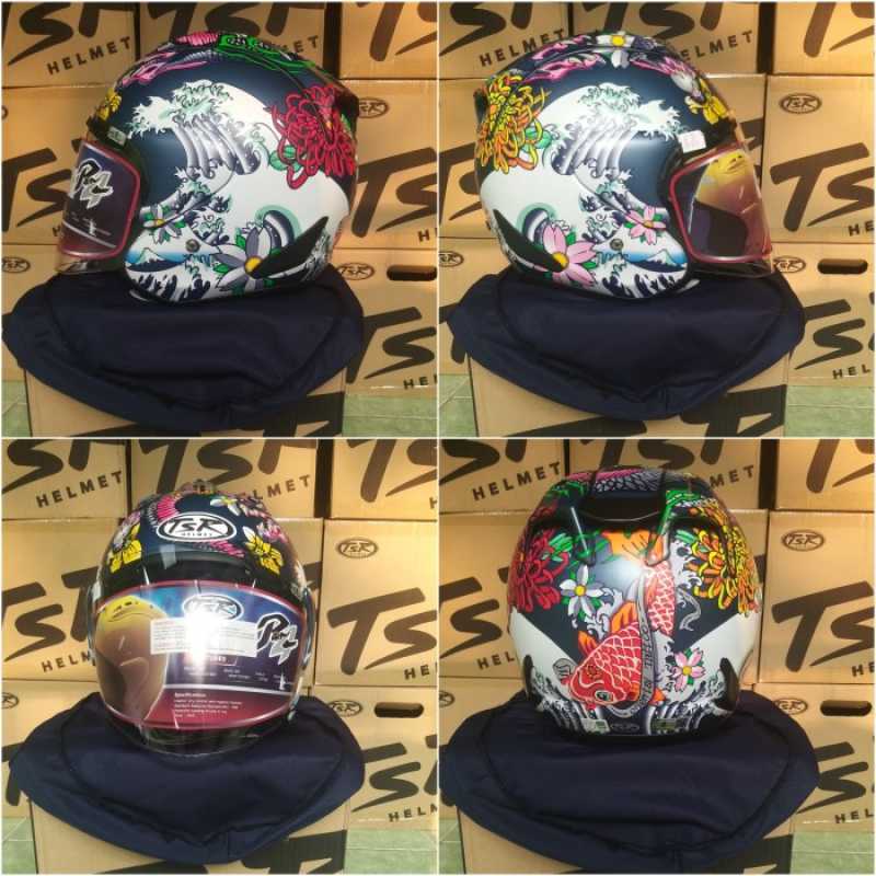 Helm tsr half face top