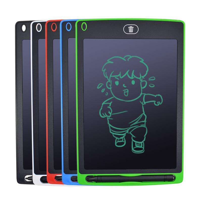 LCD DRAWING WRITING TABLET INCH MAINAN PAPAN TULIS BISA HAPUS BOARD  DIGITAL PAD EDUKASI PEN GAMBAR EASY WRITTING 8,5