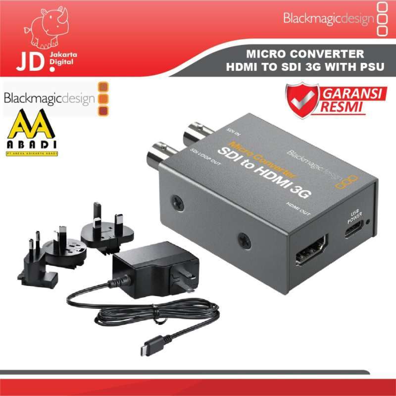 3g Sdi Blackmagic Micro Converter Power Supply Blackmagic