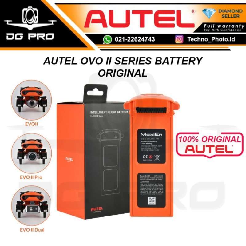 Jual New Flight Battery Drone Autel Evo Ii Pro Series Baterai