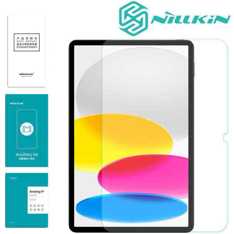 Nillkin H-Plus Tempered Glass untuk iPad 10.9 2022 & iPad 11 2025, dengan Transmitansi Tinggi dan Anti-Silau, Cocok untuk Pecinta Gadget Cerdas