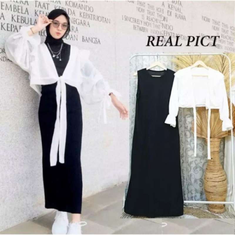 Dress new arrivals dan cardigan