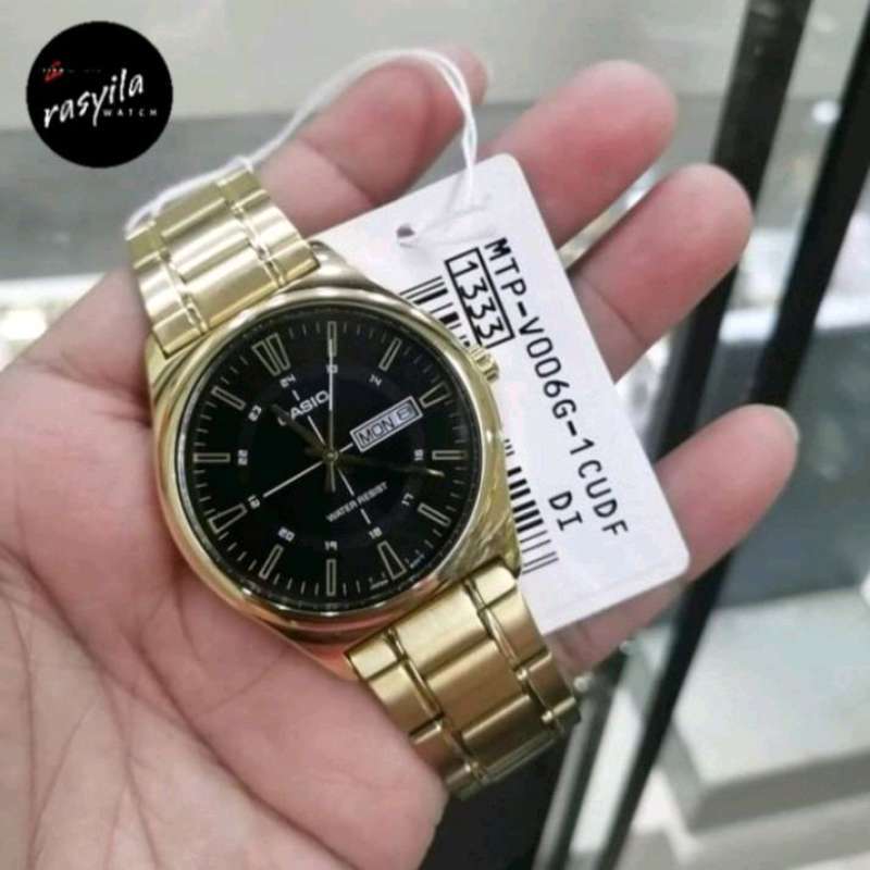 Jual Casio Mtp v006g Mtpv006g 1cudf Gold Di Seller Rasyila Watch Gebang Raya Kota Tangerang Blibli