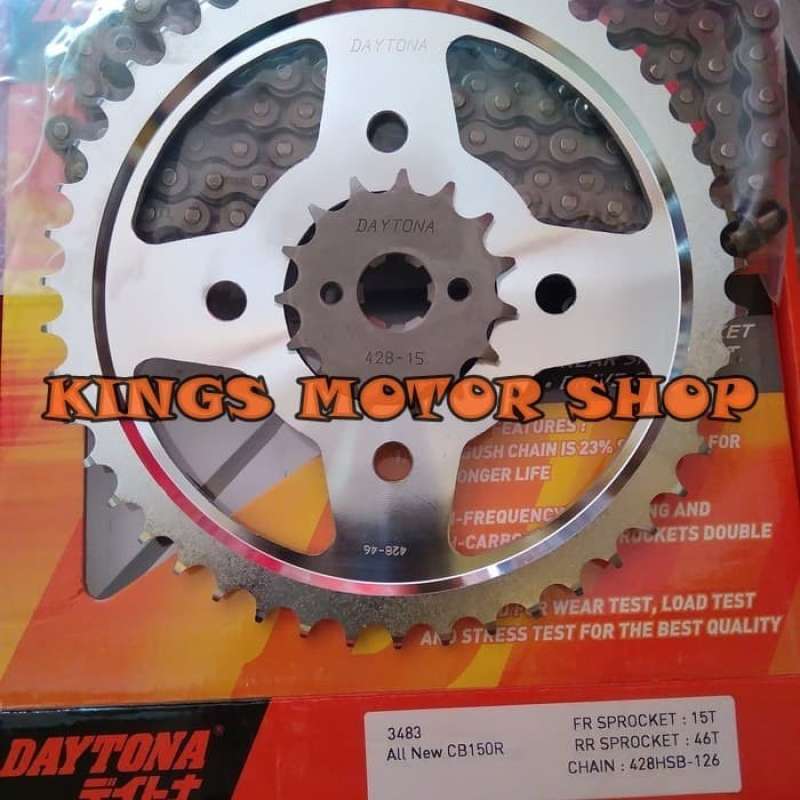 Jual Gear Set Plus Rantai Original Daytona Honda All New Cb150r Sf Cbr150 Di Seller Terpercaya Shop Harapan Jaya Kota Bekasi Blibli