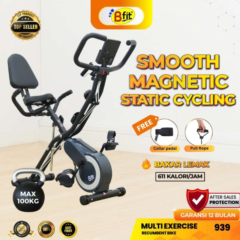 Jual BFIT X Bike 939 Multi Exercise Recumbent Bike 2in1 Sepeda