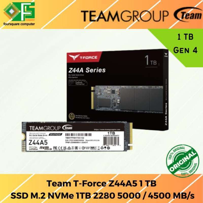 Jual Team T-force Z44a5 Ssd M.2 Nvme 1tb Gen4 X4 | 1000 GB Di