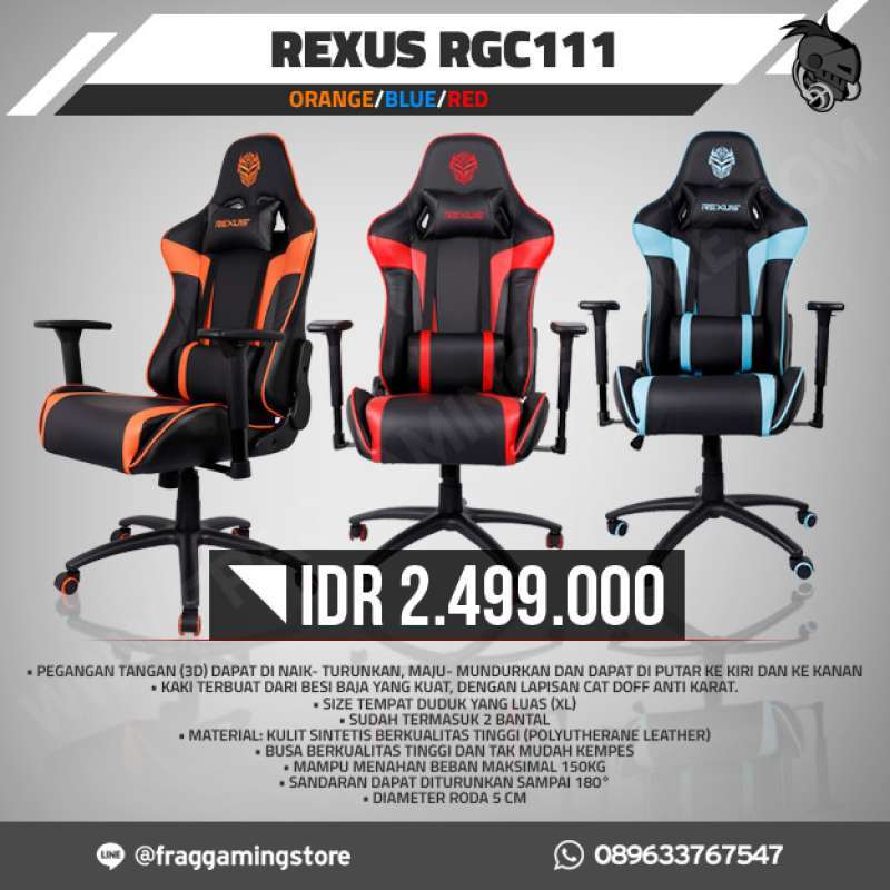 Rexus gaming chair rgc 111 new arrivals