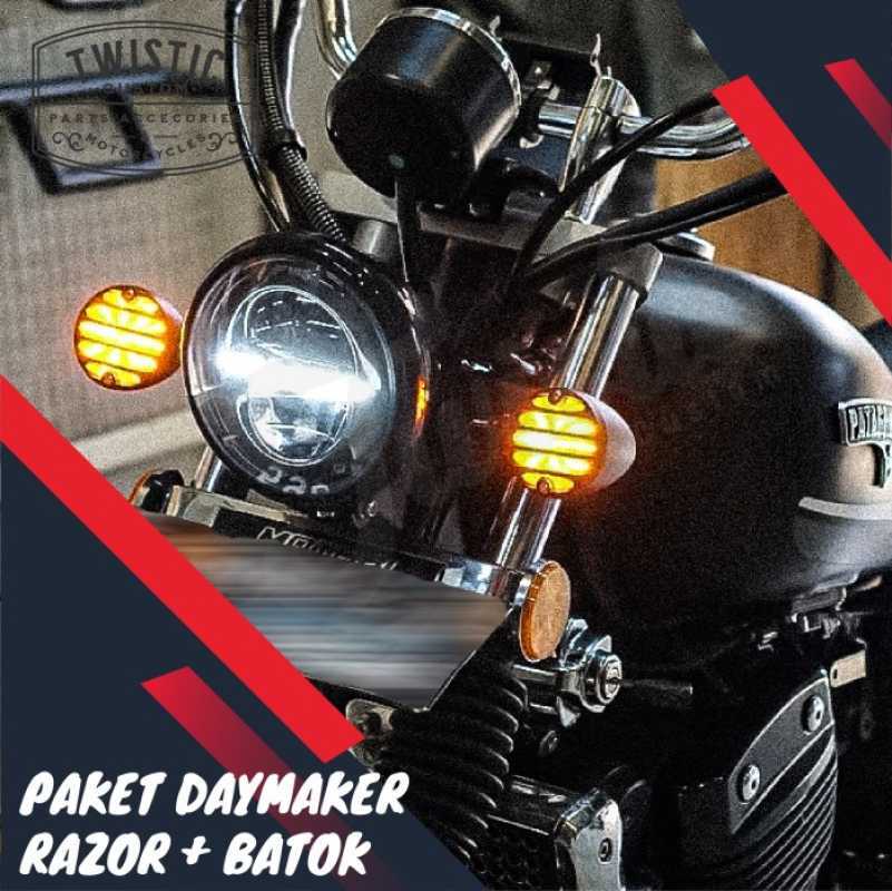 Promo Paket Daymaker 5.75 Razor Batok Motor W175 Scorpio