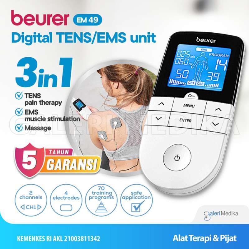 Promo Beurer EM49 EM 49 Alat Stimulasi Saraf 2 Channel Diskon 33