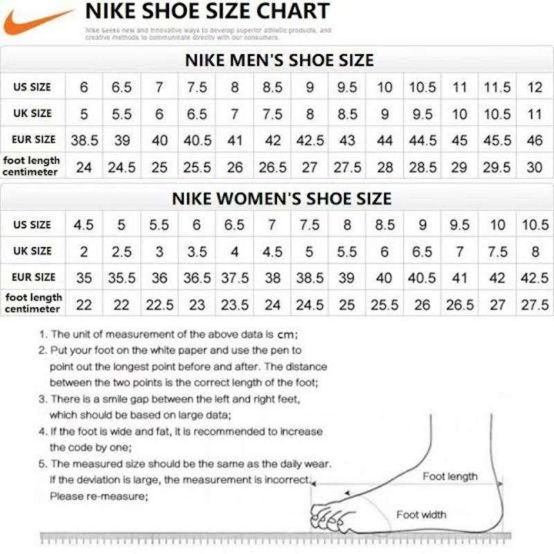 Ukuran hot sale sandal nike