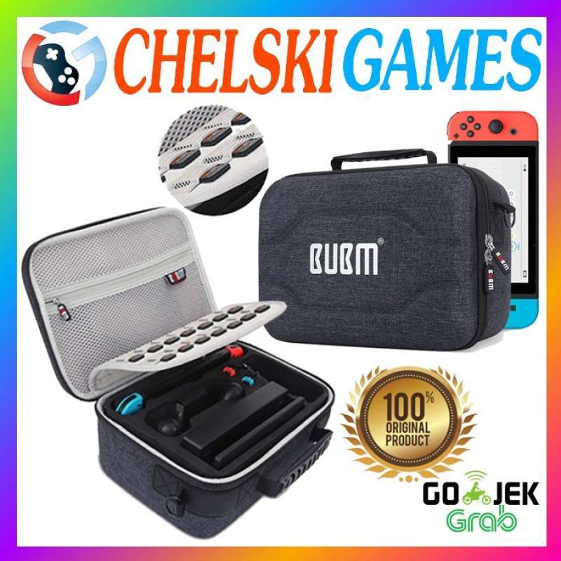 Promo NINTENDO SWITCH BUBM HIGH CAPACITY EVA BAG TRAVEL CARRYING