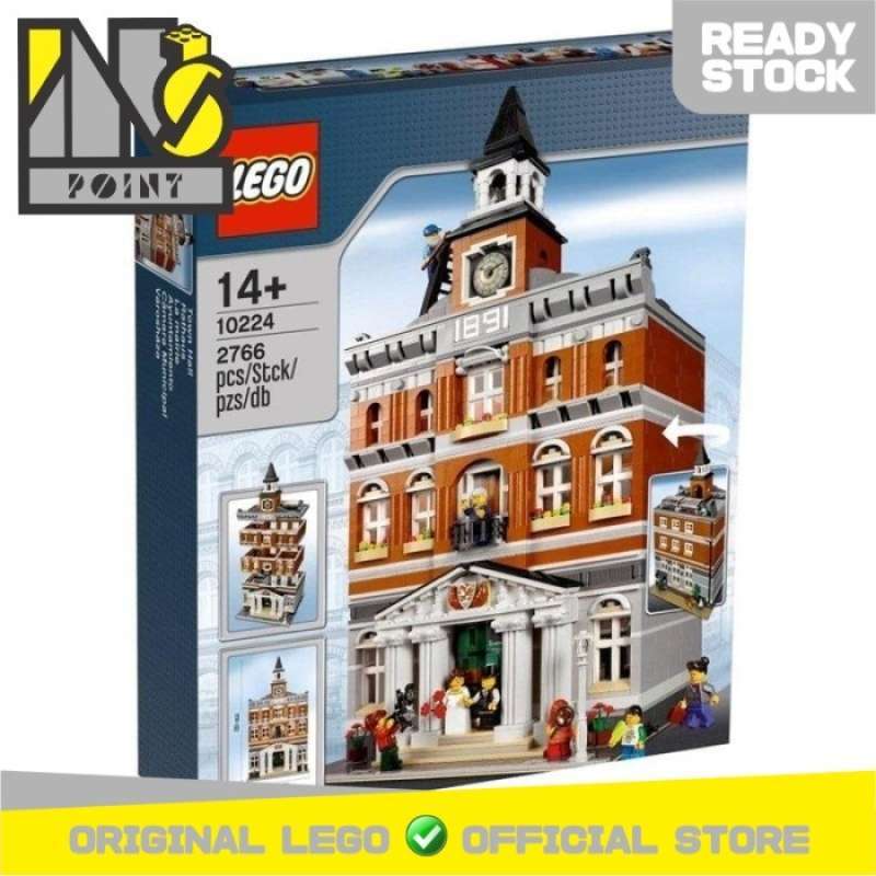 Lego modular buildings town hall best sale