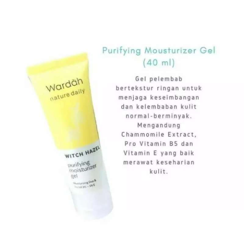 Wardah purifying store moisturizer gel