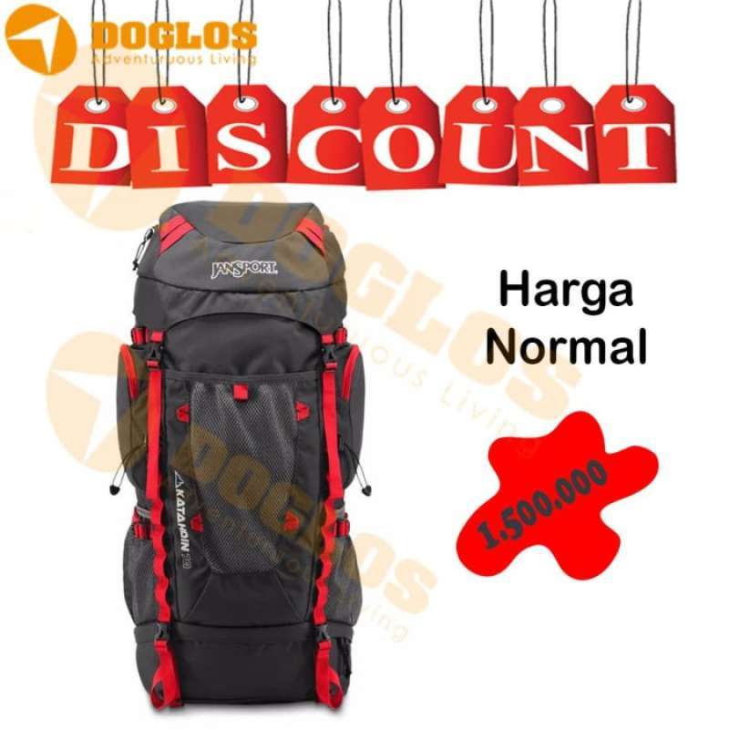 Promo CARRIER JANSPORT KATAHDIN 70 L BACKPACK TASUNG KERIL OUTDOOR