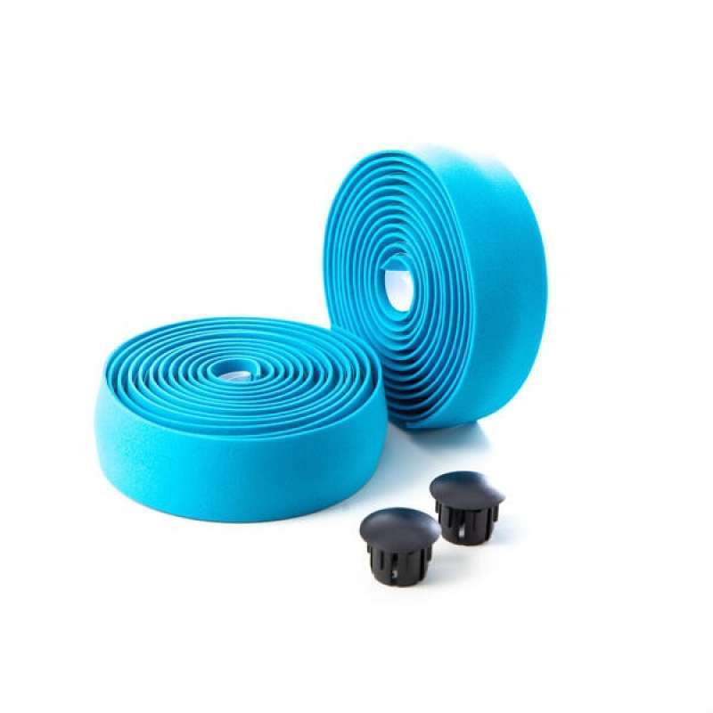 Promo Decathlon Btwin Comfort Gel Handlebar Tape Blue 8553797