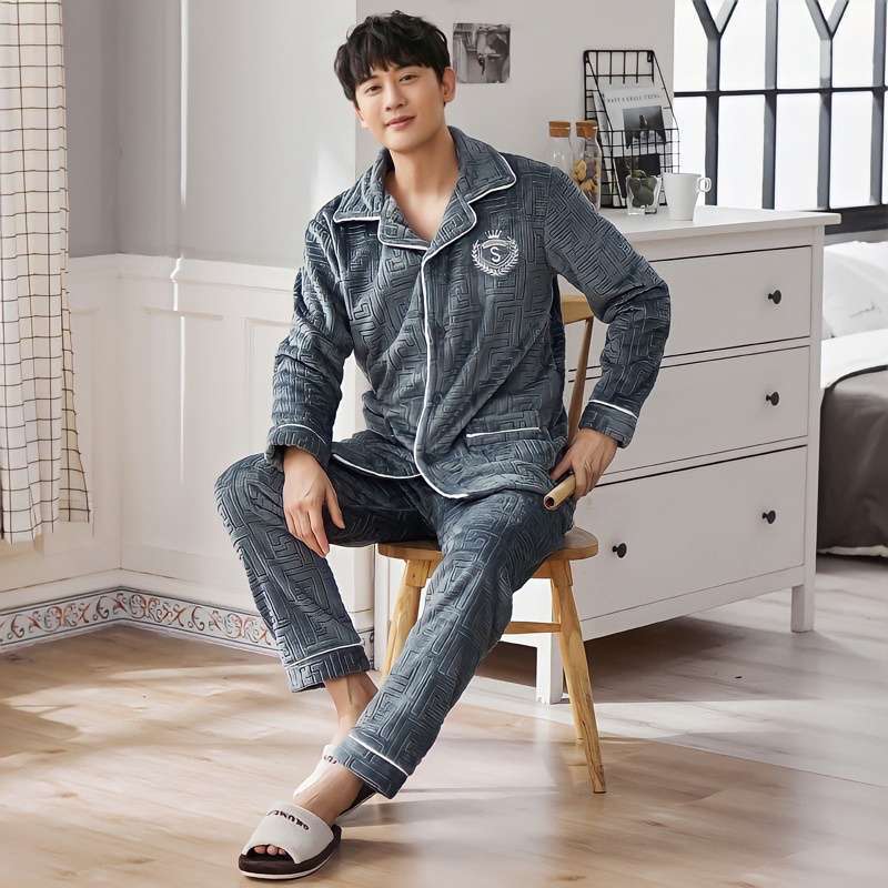 Promo VERISH Men pajamas winter import baju tidur musim dingin