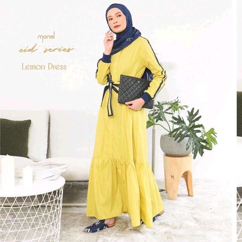 Jual lemon dress by monel di Seller Jasmine s Shop Jaka Setia