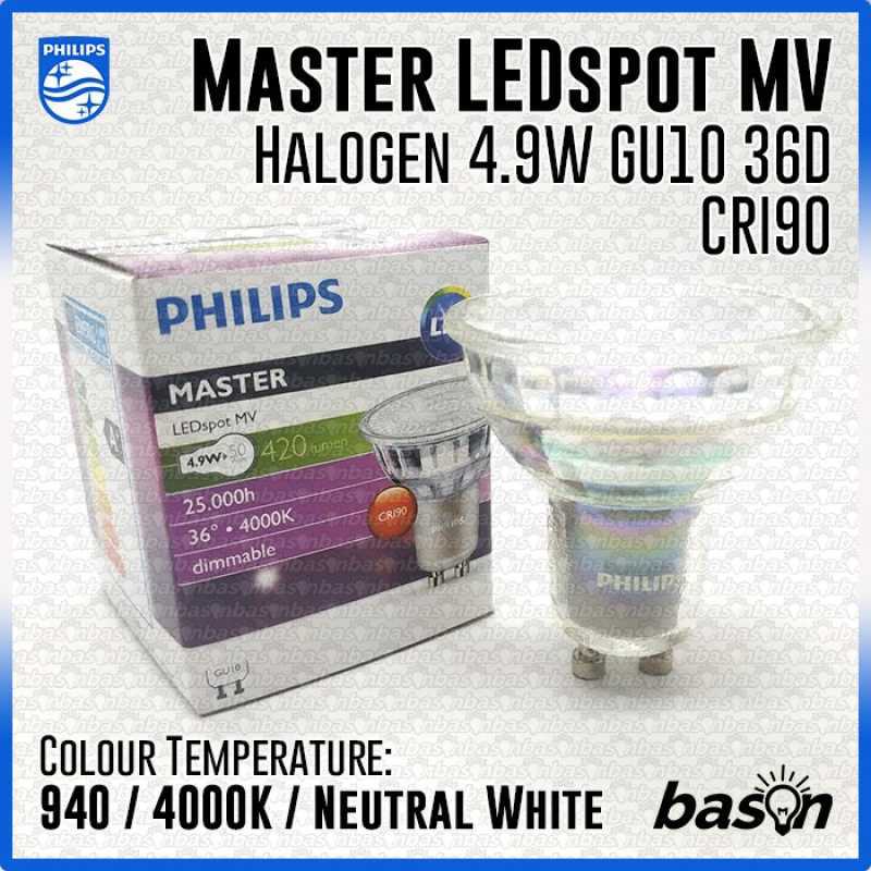 Philips ledspot mv value gu10 4.9 w store 927 36d