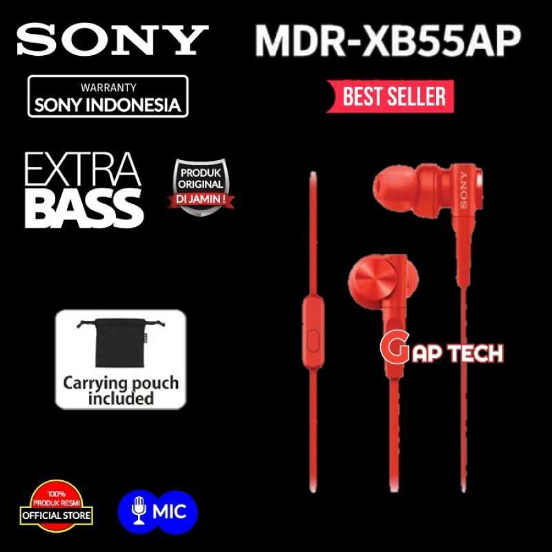 Promo Sony Mdr Xb55ap Xb 55ap Xb 55 Ap Extra Bass Earphones With Mic Xionstore Diskon 50 Di Seller Xionstore Rawa Buaya Kota Jakarta Barat Blibli