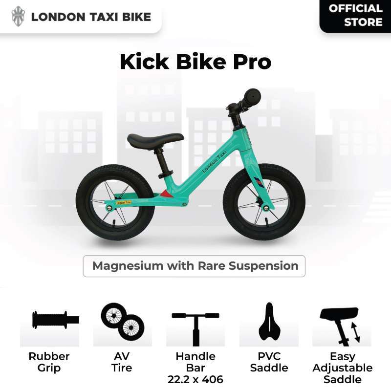 Jual London Taxi Balance Bike Light Green Original Harga Termurah