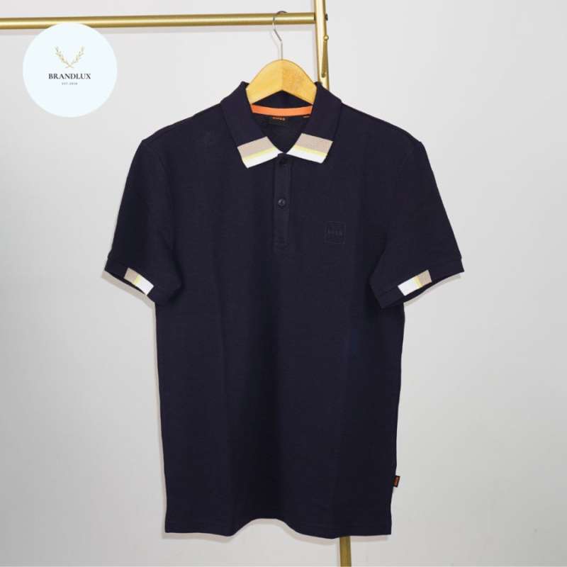 HUGO BOSS PeDetail Polo Shirt Regular Fit 100 Authentic