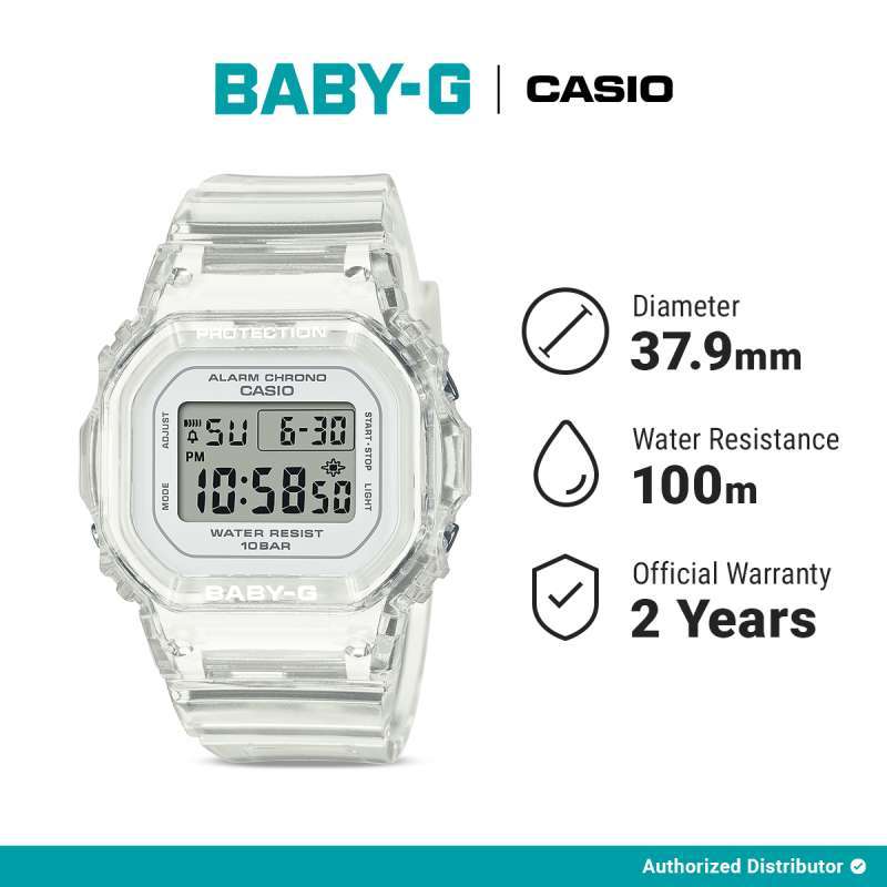 Baby g shock putih sales