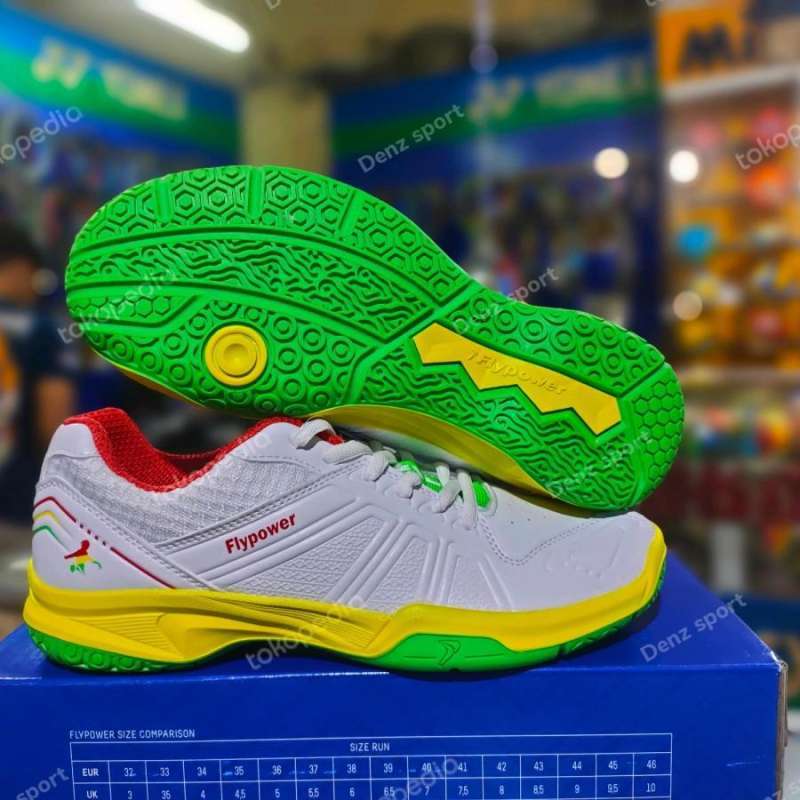 Jual SEPATU BADMINTON FLYPOWER ARGAPURA Putih 41 di Seller MM