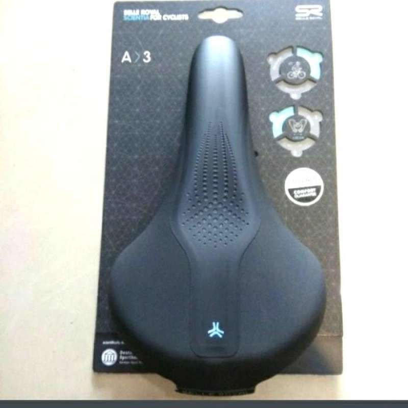SADEL GEL SADDLE SELLE ROYAL SCIENTIA ATHLETIC A3 LARGE UNISEX