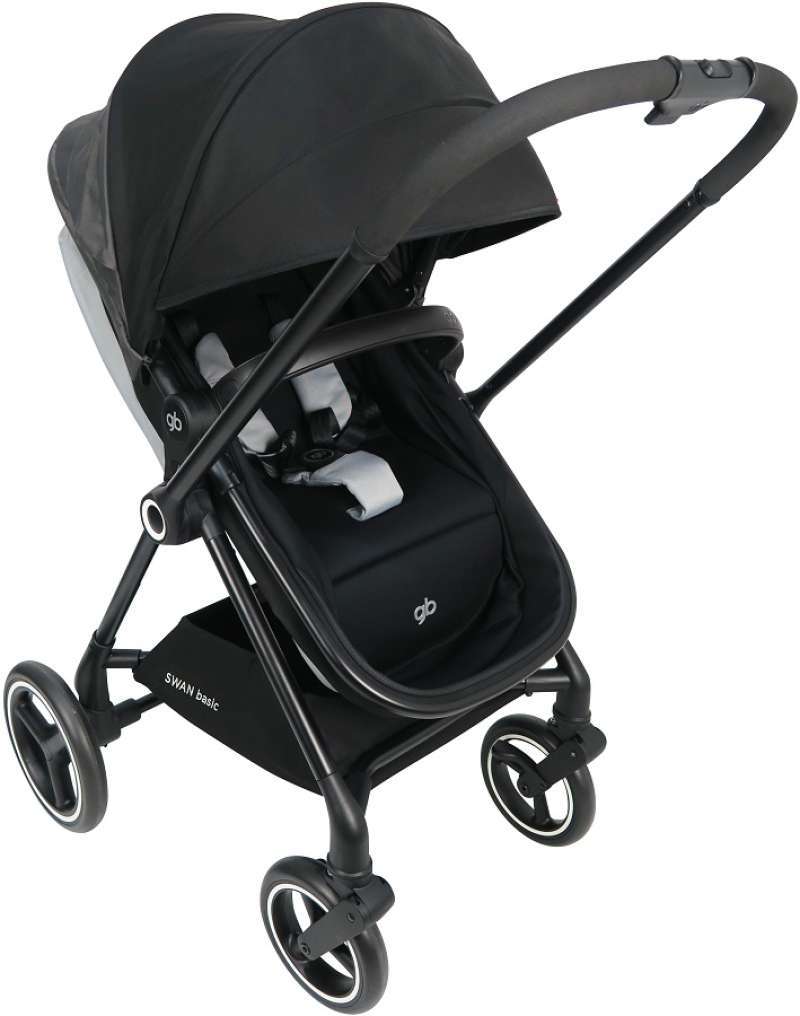 Gb Swan Stroller Basic Black Kereta Dorong Bayi Hitam