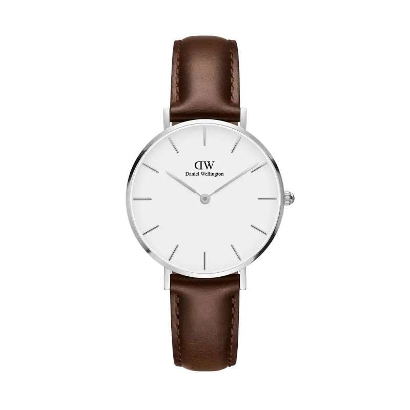 Jual Daniel Wellington Classic Petite Bristol Silver In White